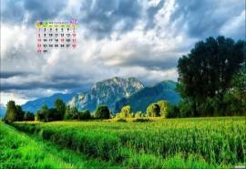 2013年9月风景桌面日历壁纸