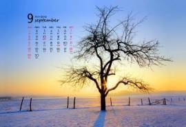 13年九月份风景高清日历壁纸