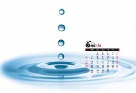 高清雨水水珠2022年10月日历壁纸图之唯美水滴
