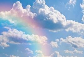 小清新养眼天空彩虹唯美图片电脑桌面壁纸高清