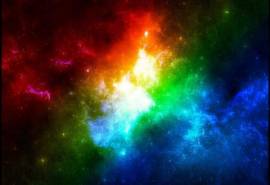 五彩绚烂的梦幻神秘宇宙星河图片电脑桌面壁纸高清