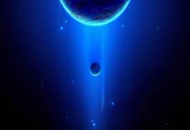 神秘梦幻的宇宙类地行星球特写图片桌面壁纸高清