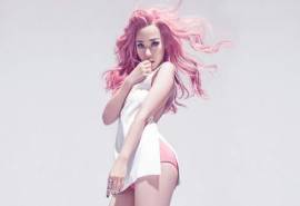 高清黑龙江省伊春美女女神张靓颖百变造型简约时尚写真桌面壁纸第一辑