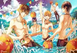Free！男子游泳部高清电脑桌面主题动漫壁纸