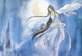 高清古典优雅中国风唯美古装美女高清手绘桌面壁纸(一)
