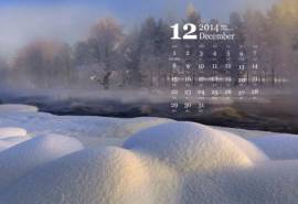 2014年12月日历壁纸下雪的冬天唯美雪景好看的高清图片大全(一)