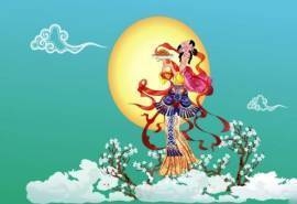 中秋节嫦娥奔月素材壁纸图片 第一辑
