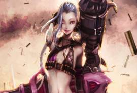 英雄联盟LOL暴走萝莉金克斯桌面壁纸