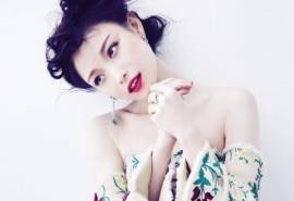 中国内地江苏南京女演员倪妮性感时尚写真图片桌面壁纸下载