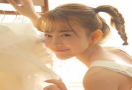 日系元气少女甜美写真iPad壁纸图片下载