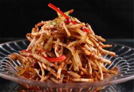 高清贵州特色小吃美食鱼腥草精美高清壁纸图片