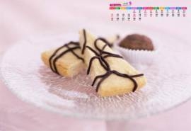 2016年9月日历美味甜点精美美食桌面壁纸图片
