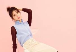中国内地四川省攀枝花女演员陈瑶清爽甜美写真图片桌面壁纸