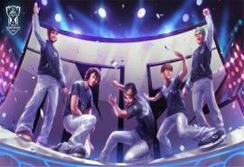 英雄联盟lol2016全球总决赛卡通手绘精选电脑壁纸下载