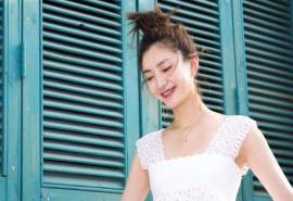 中国内地上海女演员江疏影清新迷人图片桌面壁纸