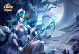 王者荣耀王昭君冰雪之华精灵公主偶像歌手图片桌面壁纸