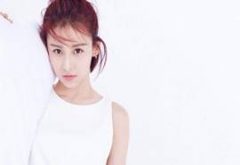 中国内地陕西西安影视女演员歌手贾青清新俏皮写真图片桌面壁纸