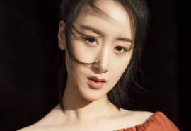 高清上海袁冰妍袁冰妍长发飘逸自然清新写真图片桌面壁纸第张