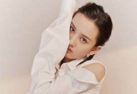 中国北京当代95后女演员宋祖儿时尚芭莎写真图片桌面电脑壁纸