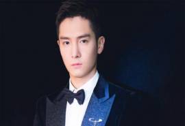高清浙江省杭州男明显盛一伦刺绣西服帅气图片桌面壁纸