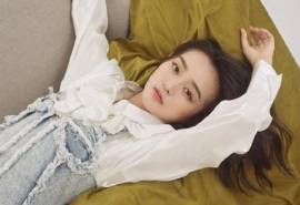 高清中国内地女演员平面模特何泓姗性感写真图片桌面壁纸