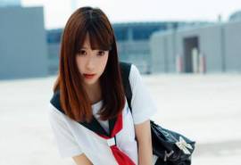 高清校花90后可爱清纯学生妹高清桌面壁纸