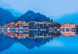 高清旅游古镇凤凰古城唯美风景图片桌面壁纸