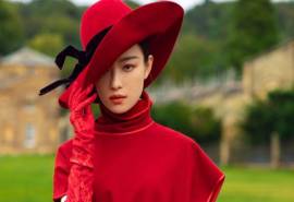 中国内地江苏南京女演员倪妮摩登复古高清桌面壁纸