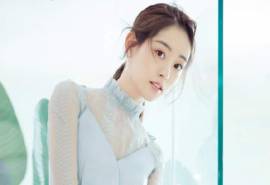 中国内地黑龙江齐齐哈尔女演员祝绪丹治愈系迷人写真桌面壁纸