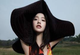 中国内地浙江省湖州影视女演员林允复古少女感高清桌面壁纸