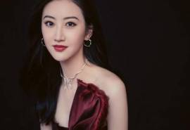 高清中国内地陕西西安女演景甜礼服性感高清桌面壁纸