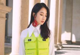 高清女明星孟美岐时尚性感高清桌面壁纸