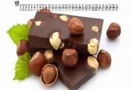 2019年12月精美可口美食日历壁纸