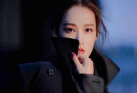 中国内地江苏省苏州市影视女演员李沁酷美暗黑系高清桌面壁纸