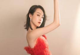 山东省青岛女演员宋茜妩媚动人写真桌面壁纸
