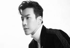 高清新加坡男演员王冠逸黑白写真图片桌面壁纸