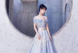 高清中国内地影视北京女演员杨紫性感露肩写真桌面壁纸