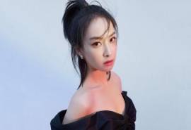 山东省青岛女演员宋茜蝴蝶上衣性感优雅桌面壁纸