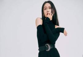 山东省青岛女演员宋茜针织毛衣性感高清桌面壁纸