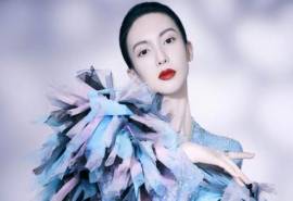 中国大陆山东济南女演员平面模特金晨性感魅力写真桌面壁纸