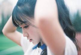 高清内地女星田曦薇校服清纯高清桌面壁纸