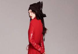 中国上海著名女演员唐嫣红与黑大片高清桌面壁纸