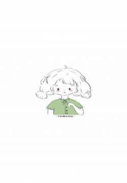 甜美女生简约手绘高清手机壁纸
